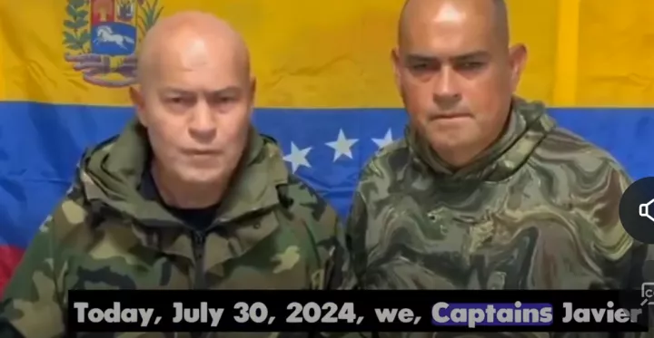 Venezuelan Soldiers calls for army to step in and force president Maduro out of power as protests rock the nation over election results (video)