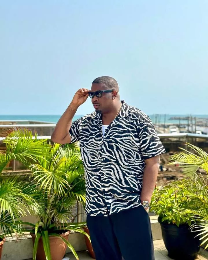 Don Jazzy craves 'love' in reaction to Veekee James, husband's lovey-dovey