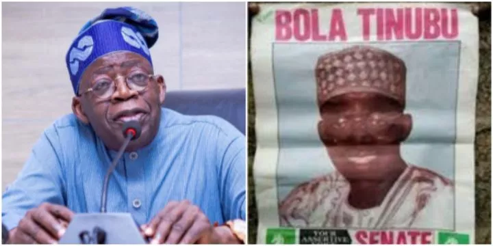 "Tinubu owns SDP?" - Old 1993 SDP poster of Tinubu goes viral