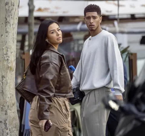 Jude Bellingham and his new girlfriend Ashlyn Castro on a date in Madrid