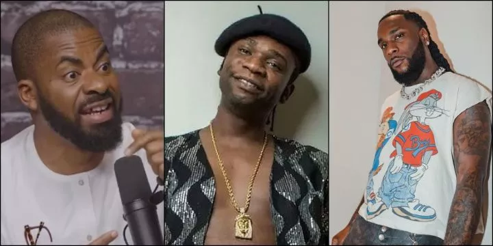 Deji Adeyanju berates Burna Boy, accuses him of 'oppressing' Speed Darlington