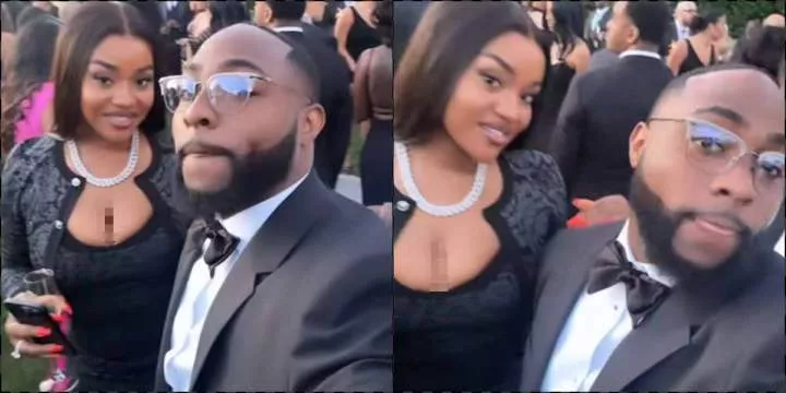 Davido and Chioma flaunt cuteness at family friend's wedding in US