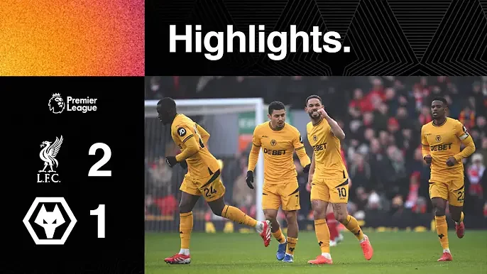 Liverpool 2 - 1 Wolves (Feb-16-2025) Premier League Highlights