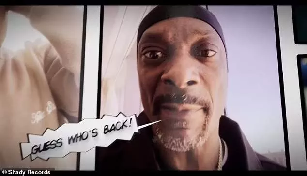 Snoop Dogg appears at the start of the video via FaceTime