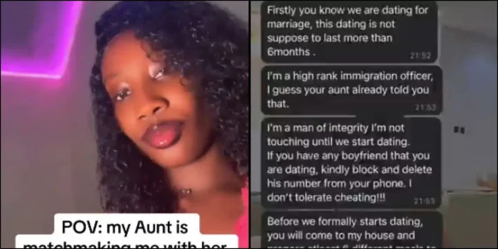 Lady leaks chat she received from her aunty's boss who's interested in her Lady leaks chat she received from her aunty's boss who's interested in her