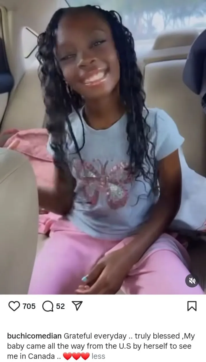 Comedian Buchi Reunites With Daughter One Year After He Accused His Ex And Her Parents Of Denying Him Access To His Kids (Video)