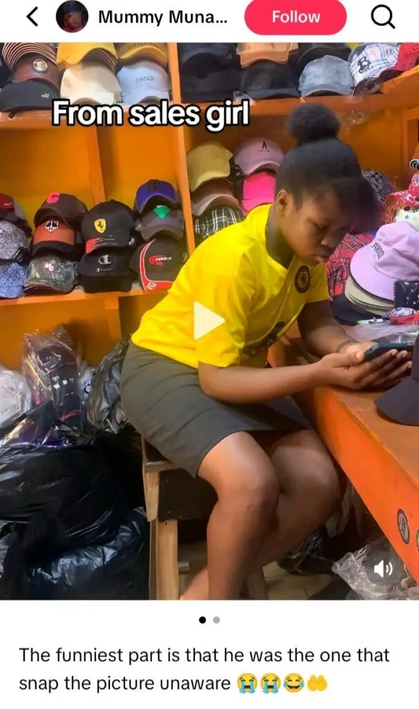 Lady celebrates upgrade from sales girl to becoming 'Oga wife'