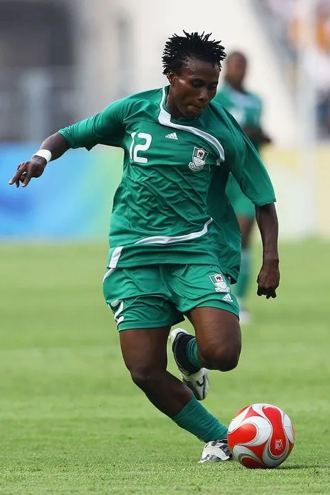 Cynthia Uwak in action for Nigeria