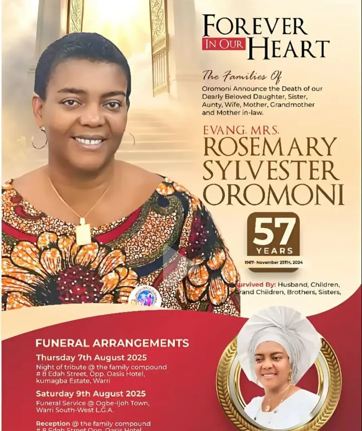 Burial arrangements released for Sylvester Oromoni's mother, three years after son's tragic passing