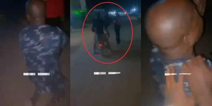 Police assault soldier in Udo, Benin for refusing to give them money Police assault soldier in Udo, Benin for refusing to give them money