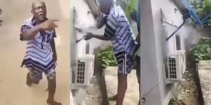 Landlord damages tenant's AC to prevent him from using it