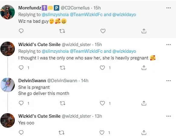 Reactions as Wizkid captures pregnant baby mama, Jada P in recent video