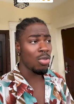 'Ment or Malaria?' - Nigerians react as young man announces N100k entry fee to see famous TikToker, Kelly (VIDEO)