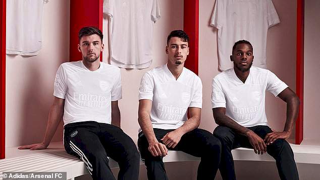 Arsenal players wear all white kit to protest knife crime after a record 30 teenagers were killed in London in 2021(photos)