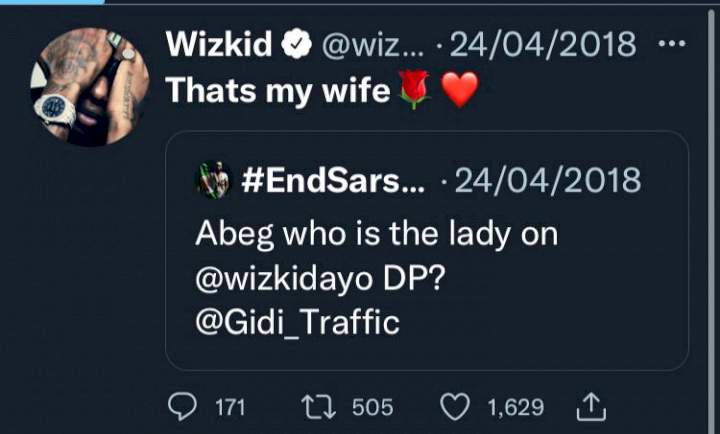 'Mrs manager will not like this' - Wizkid stirs reactions after being spotted with singer he once declared as 'my wife'