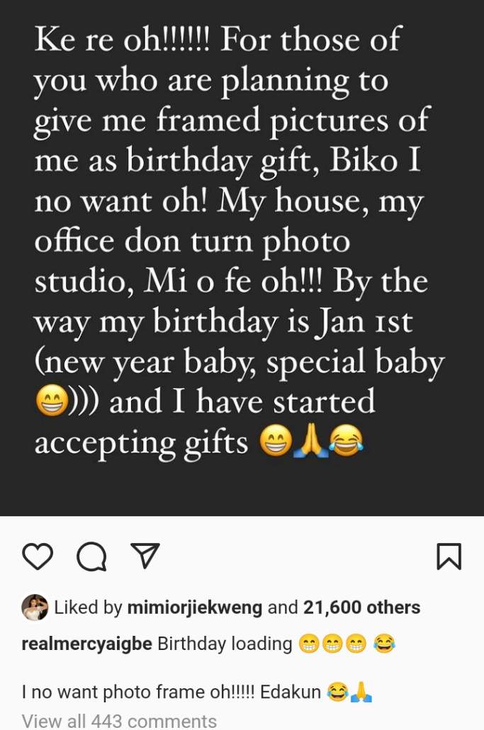 Mercy Aigbe Discloses Gift She Wouldn't Accept Ahead Of Her 44th Birthday