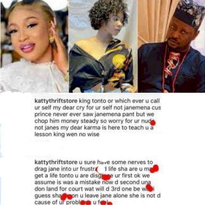 Nigerians blast Janemena's sister over her comment on Janemena's s*x tapes