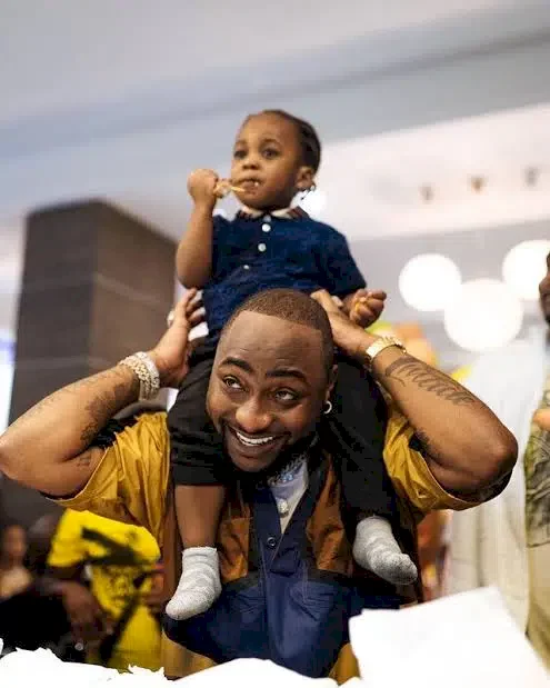 Davido declares son, Ifeanyi, an automatic billionaire