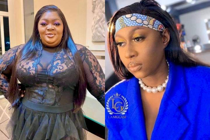 'It's your loss' - Cynthia Morgan reacts as Eniola Badmus says she doesn't collect money from her lover