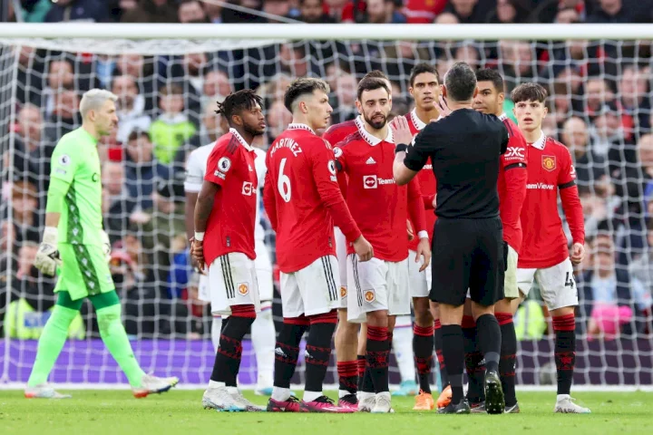 'Disrespectful' Antony blamed for Casemiro's red card during Manchester United's victory over Crystal Palace
