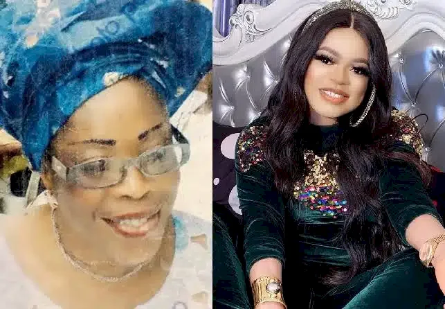 "Mama your baby is making money now you aren't here" - Bobrisky writes late mum