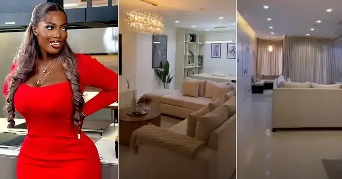 "Have money in this life" - Hilda Baci shows off stunning interior of her fully automated house (Video)