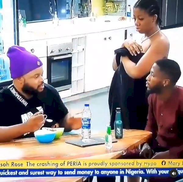 BBNaija: 'I'll enter the kitchen only when a new Head of House emerges' - Whitemoney turns down Angel's plea (Video)