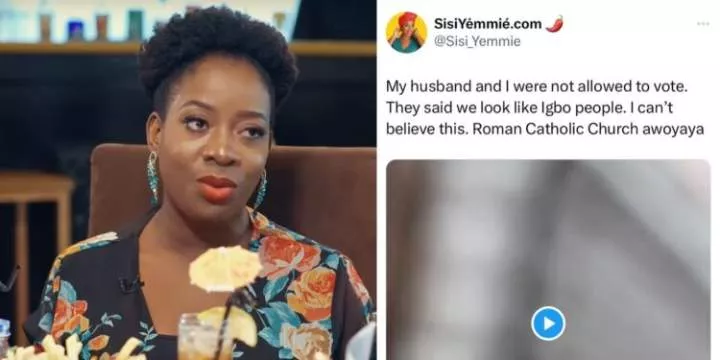 Gov Election 2023: "They said we look like Igbo people" - Chef Sisi Yemmie reveals she was not allowed to vote in Lagos (video)