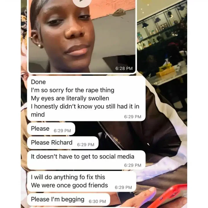 Man demands jail term for lady as she apologizes for threatening to accuse him of rape (Video)