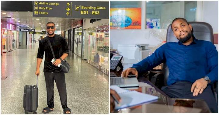 "So, If I Get Back To Nigeria Now, My Twitter Will Stop Working" - Alex Ekubo Laments