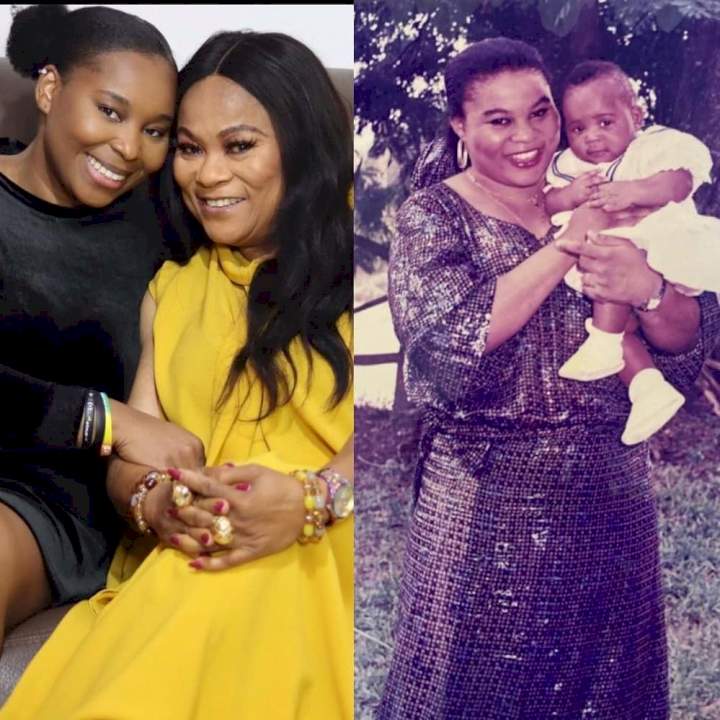 Actress Sola Sobowale celebrates her twin daughters as they turn a year older