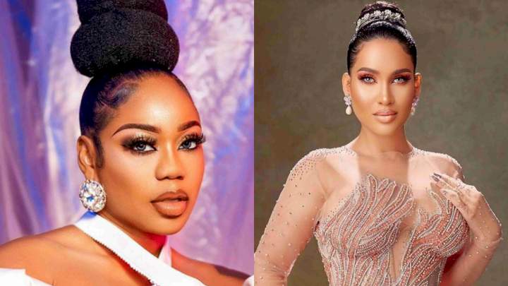 "Shameless goat" - Toyin Lawani blasts Caroline extensively, calls her out for sleeping with her ex husband and wrecking her marriage