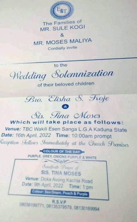 Bride-to-be kidnapped a day to her wedding in Kaduna