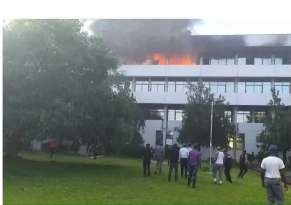 Fire Outbreak At Supreme Court