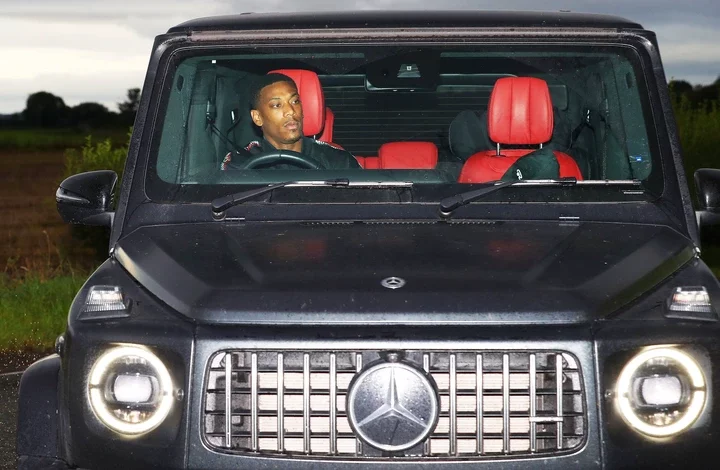 Anthony Martial rocked up to training in his luxury Mercedes G Wagon