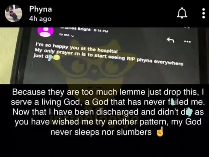 'My God never sleeps nor slumbers' - Phyna leaks scary message a man sent to her