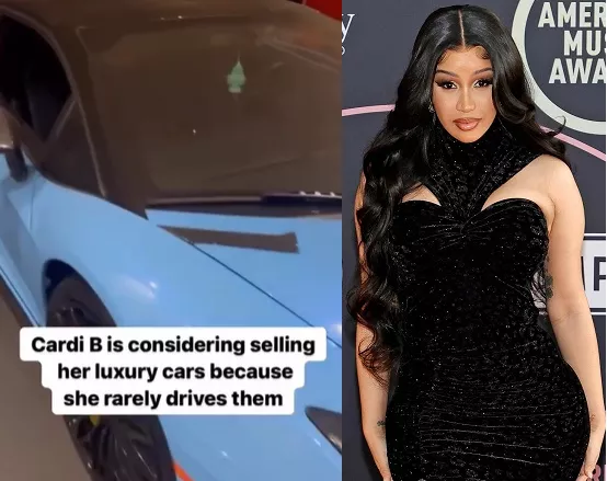 Rapper Cardi B considering selling her luxury cars because she rarely drives them (Video)