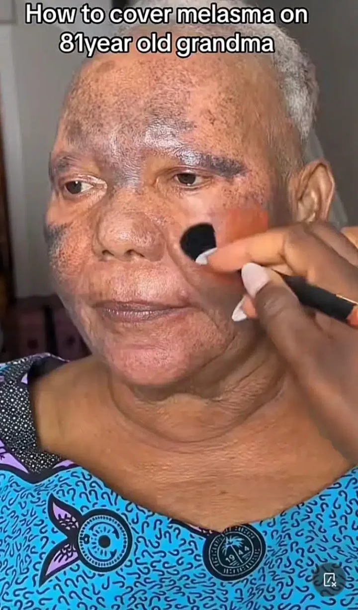 81-year-old woman overjoyed as makeup artist gives her stunning makeover for a wedding (Video)