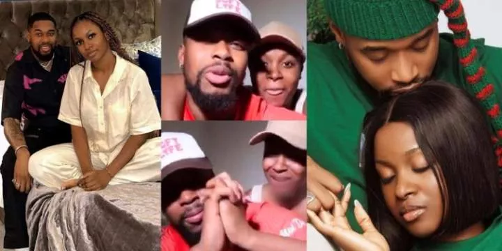 "I love the way you love me" - BBNaija star, Bella tells lover Sheggz, as she chooses him over N100M in new romantic video (Watch)