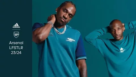 Arsenal officially unveil new LFSTR jersey collection starring American rapper Pusha T