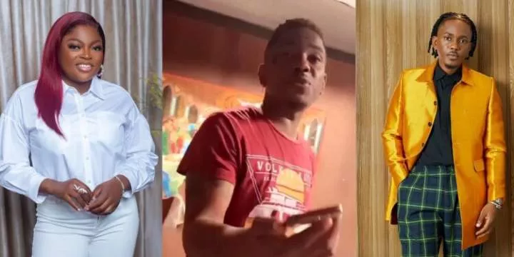 "Stop this dirty attitude" - Funke Akindele confronts Timini Egbusun on movie set (Video)