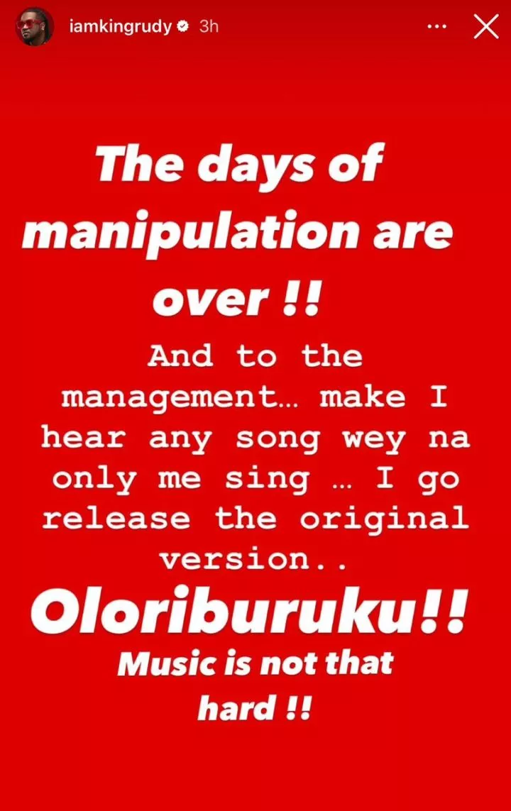 Oloriburuku! The days of manipulation are over ? Paul Okoye rages as he accuses his twin brother of releasing his song without his permission and claiming it as his