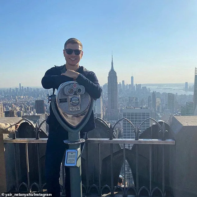 Yair Netanyahu is pictured in New York City in a photo posted in October 2022