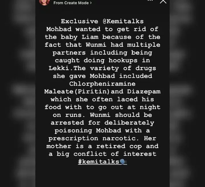 'Mohbad wanted to get rid of baby Liam' - Kemi Olunloyo reveals, drops more gist