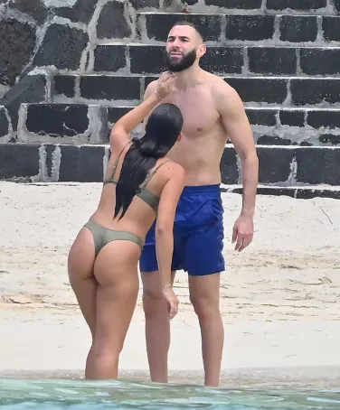 Karim Benzema spotted cozying up with n@ked ex-wife months after converting girlfriend to Islam (photos)