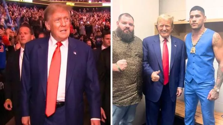 Donald Trump gets standing ovation at UFC tournament days after being convicted of crimes (video)
