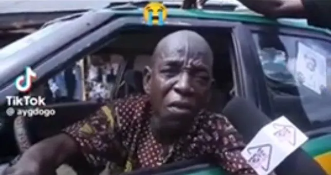 I Can't Feed My Family Again; I Make N20,000 Daily But Spend N17,000 On Fuel - Taxi Driver Laments (Video)