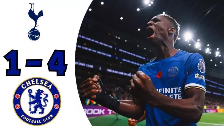 Tottenham 1-4 Chelsea, Highlights - EXTENDED