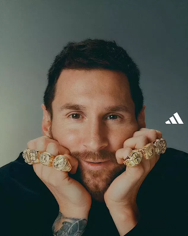 Ballon d'Or 2023: Lionel Messi is presented with eight gold rings to celebrate each win (Photos)