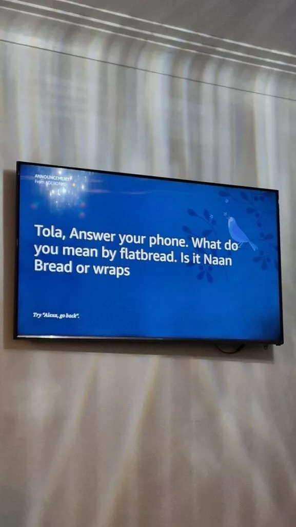 Husband texts wife via smart TV after failing to answer calls, sparks online buzz